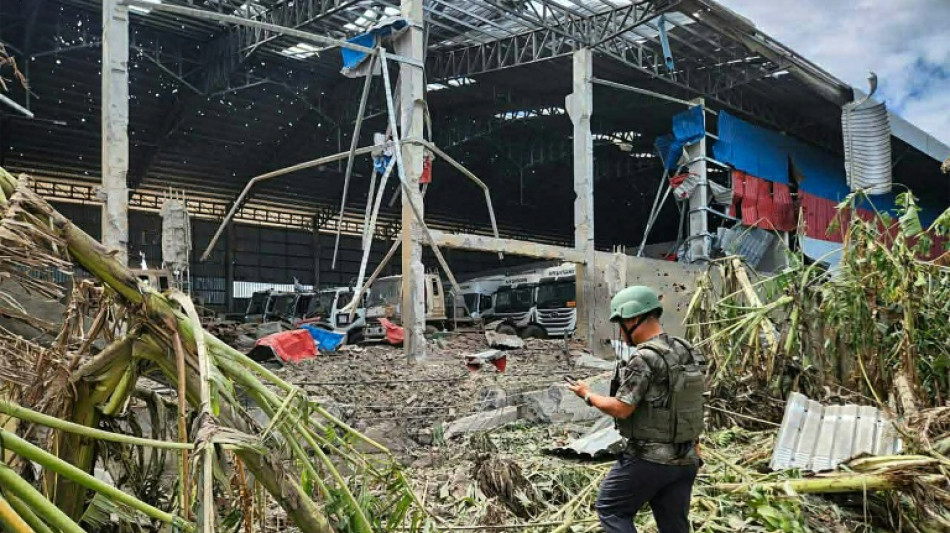 Thailand strikes building in Cambodia's border casino hub