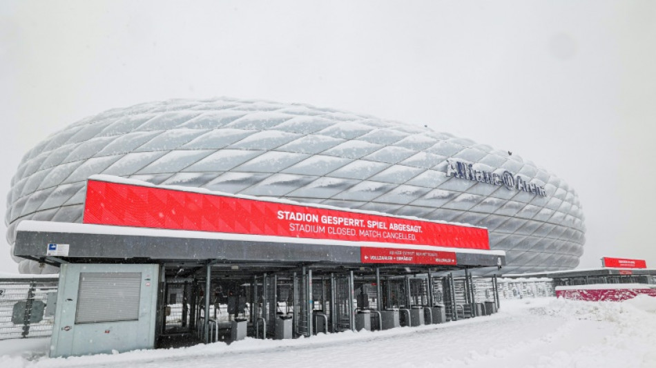 Jogo entre Bayern e Union Berlin, adiado pela neve, ser&aacute; em 24 de janeiro