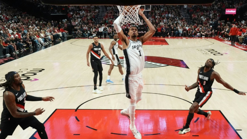 Spurs win in Wembanyama return to take 3-1 lead on Trail Blazers