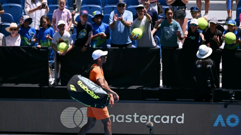 Auger-Aliassime retires injured from Melbourne first round