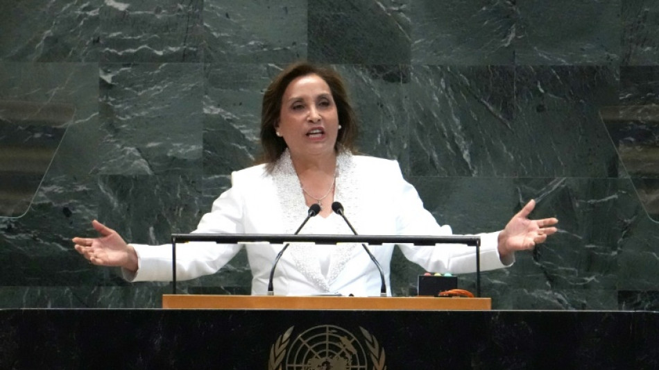 La presidenta de Perú pide a la ONU que las bandas de extorsión sean tratadas como terroristas