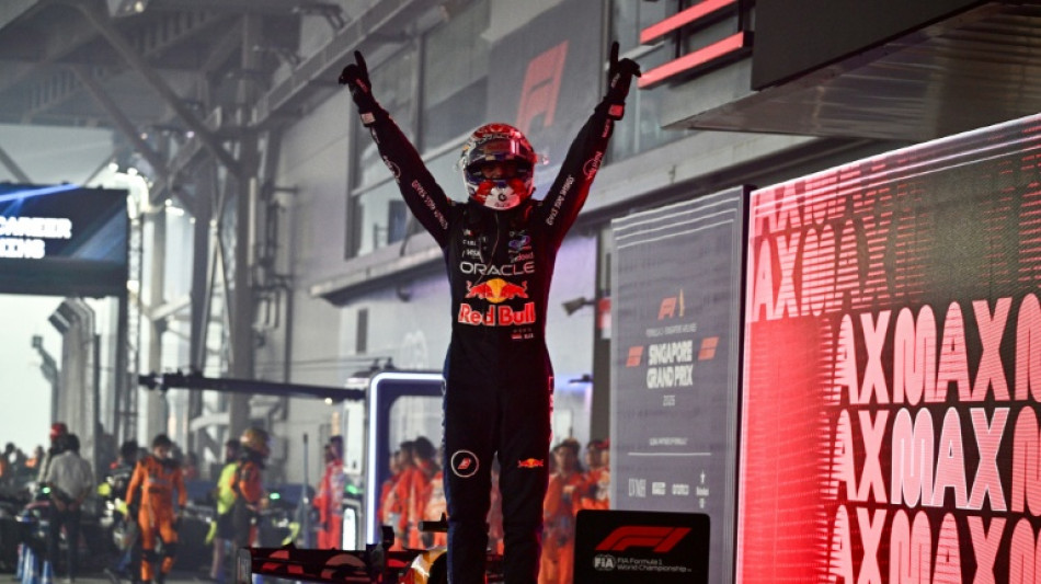 Resurgent Verstappen wins Singapore Grand Prix for first time