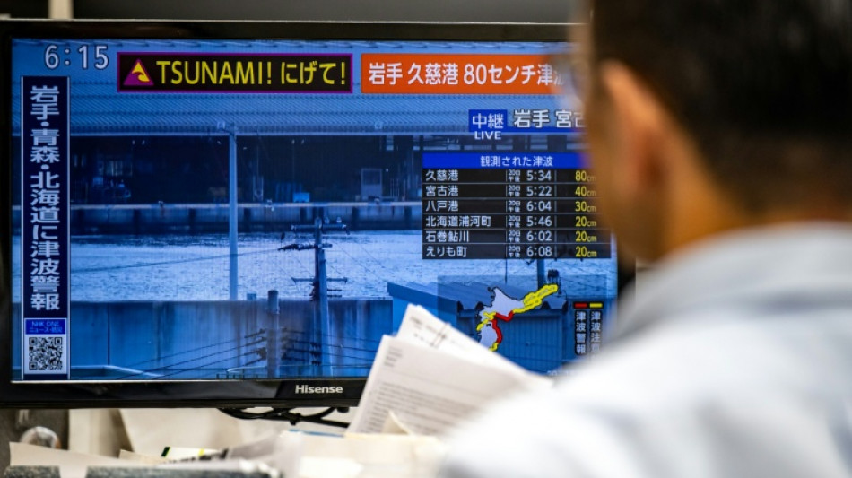 Un terremoto de magnitud 7,4 sacude Jap&oacute;n y provoca un tsunami con olas de 80 cm
