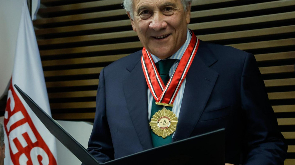 Tajani a San Paolo premiato con la Gran Croce dell'Ordine del Merito industriale