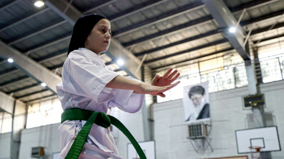 Iran girls kick down social barriers with karate