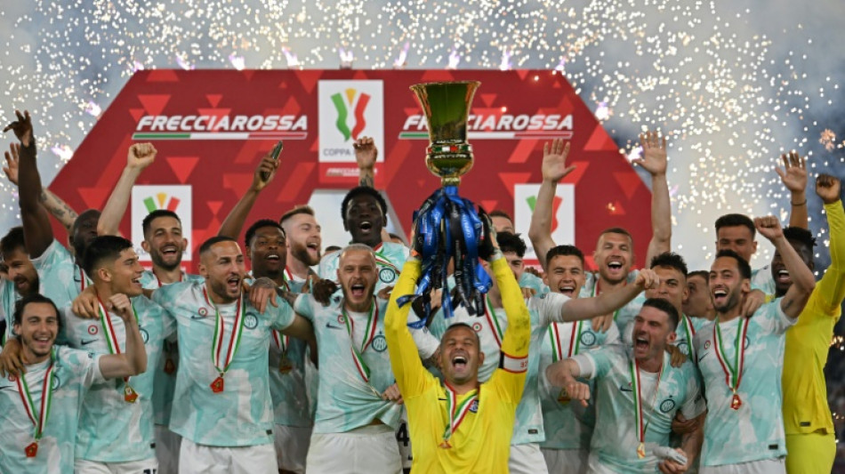 Inter vence Fiorentina (2-1) e &eacute; bicampe&atilde; da Copa da It&aacute;lia 