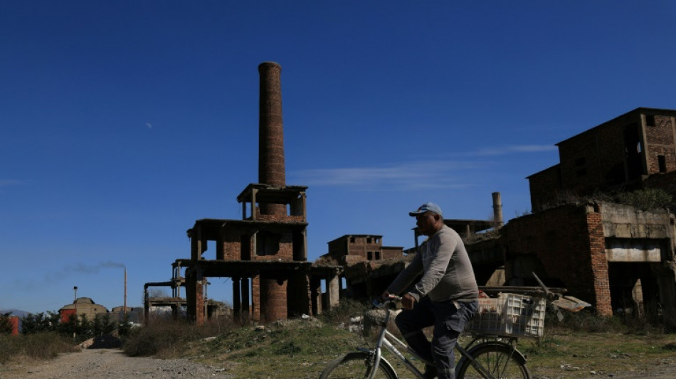 Poisoned legacy of Albania's steel city  