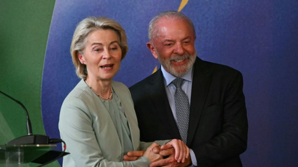 A la veille de sa signature, Lula et von der Leyen c&eacute;l&egrave;brent l'accord UE-Mercosur