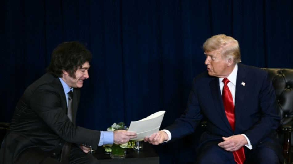 Trump dice ante Milei que no cree que Argentina necesite "un rescate"