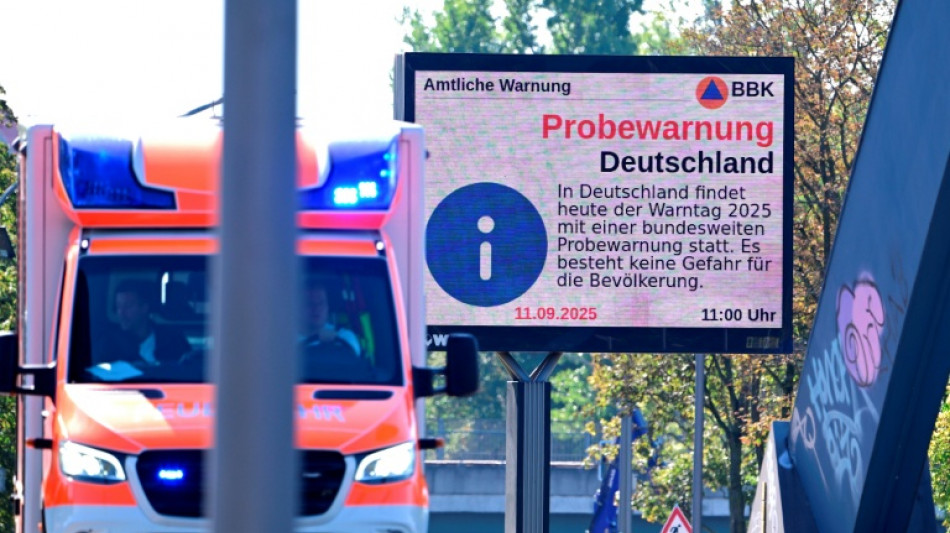 Bundesweiter Test von Alarmsystemen an sogenanntem Warntag