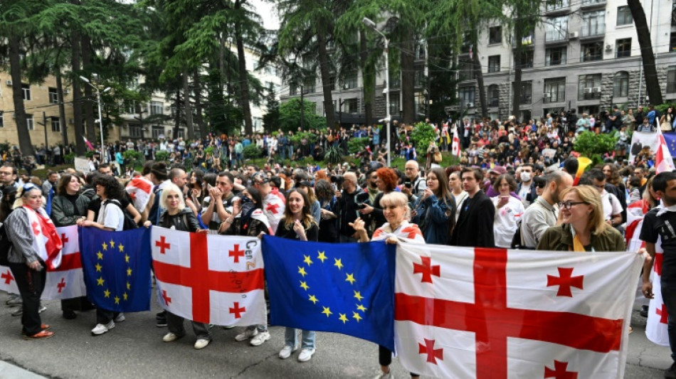 Nuevas protestas en Georgia tras aprobaci&oacute;n de una ley que la aleja de la UE