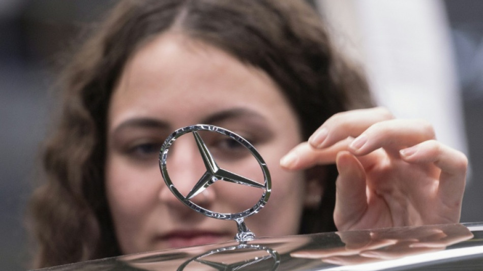 Besch&auml;ftigte protestieren gegen Sparpl&auml;ne bei Mercedes-Benz 