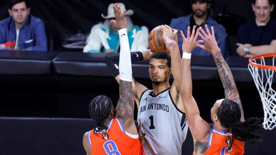 Wembanyama stars as Spurs stun Thunder to reach NBA Cup final