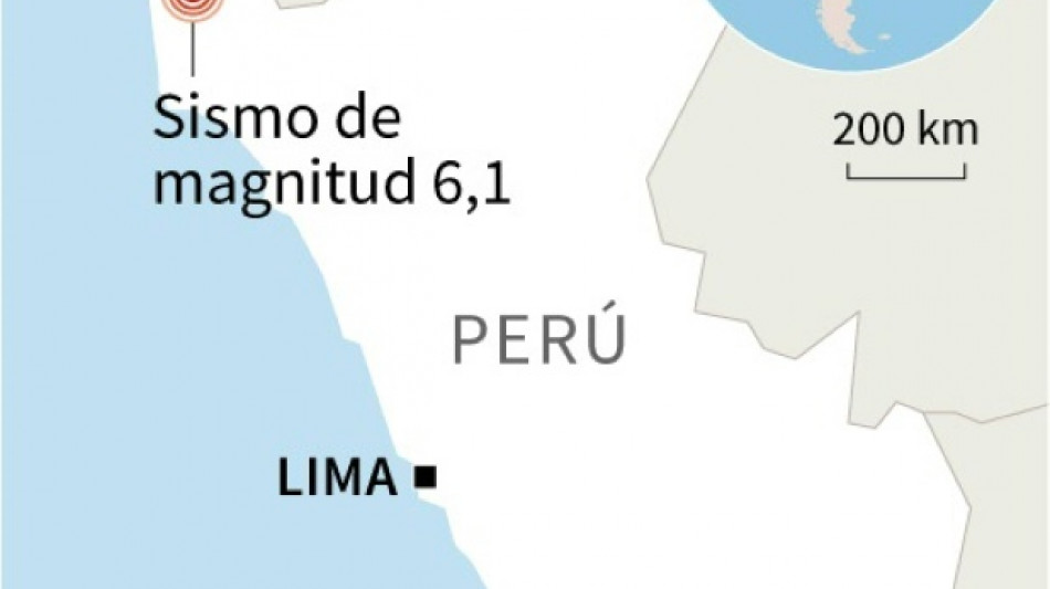 Un fuerte sismo de magnitud 6,1 sacude el norte de Per&uacute;