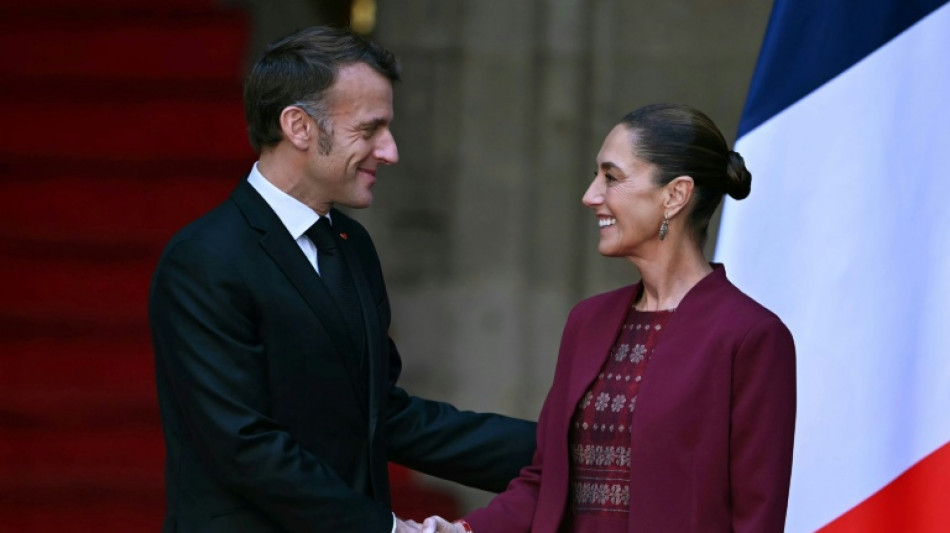 Sheinbaum e Macron concordam sobre soberania na luta contra o narcotráfico