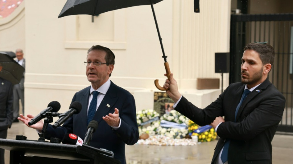 Israeli president says 'we shall overcome this evil' at Bondi Beach