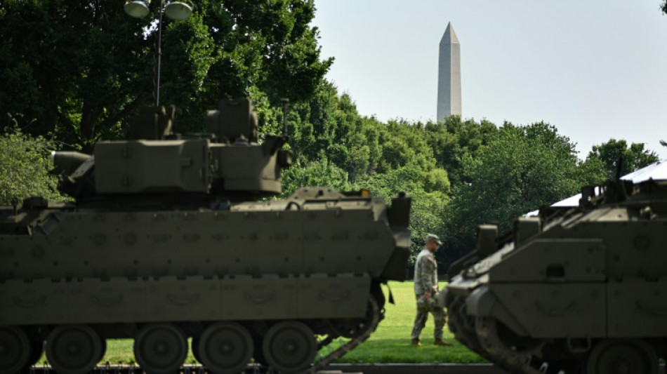 Trump blinda Washington para el desfile militar del d&iacute;a de su cumplea&ntilde;os