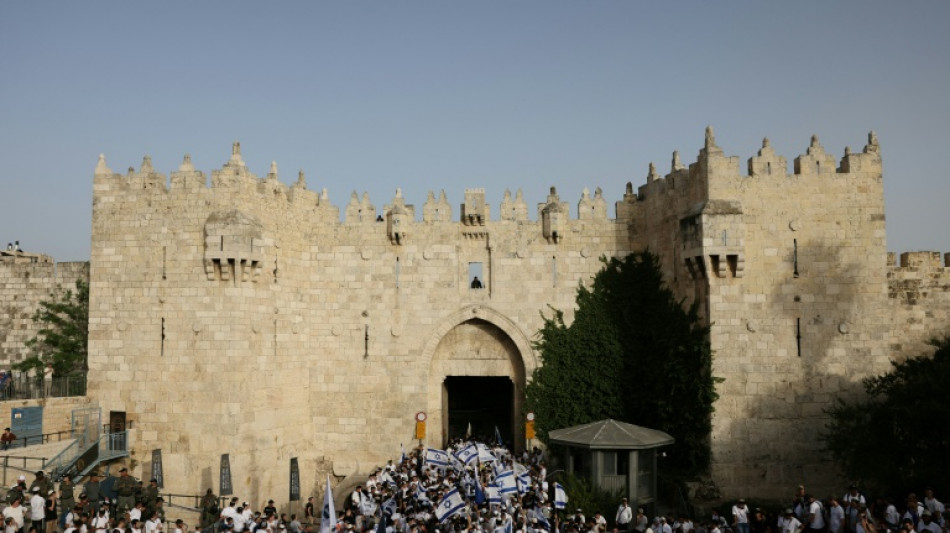 Altercados e insultos durante una marcha nacionalista en Jerusalén